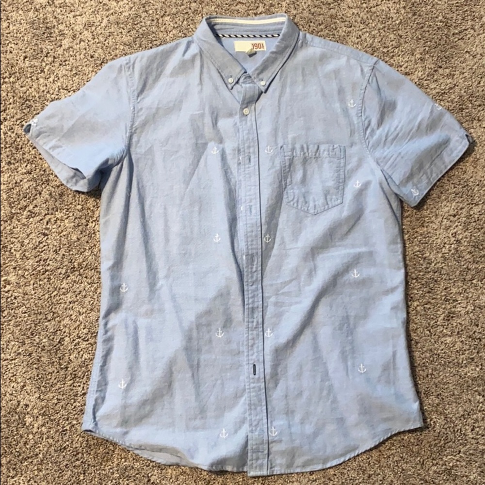 Casual button up short sleeve